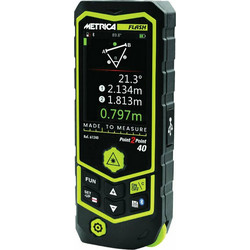 Μετρητής απόστασης laser METRICA M61260 Bluetooth με λειτουργία μέτρησης σημείο προς σημείο & δυνατότητα μέτρησης έως 60m (M61260 )