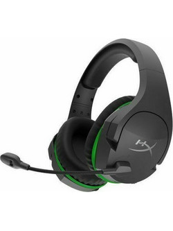 HyperX CloudX Stinger Core Ασύρματο Gaming Headset Over Ear Black Green (HHSS1C-DG-GY/G)