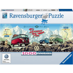Puzzle Ravensburger Cross the Alps with VW 1000 Κομμάτια