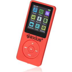 Naxius MP-10 MP4 Player 64GB με Οθόνη 1.8" με Ραδιόφωνο Κόκκινο