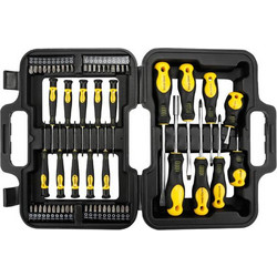 Toolland HSET24 Σετ Κατσαβίδια & Μύτες με Θήκη 58 τμχ
