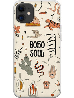 Θήκη Boho Soul iPhone 11 Flexible TPU (Διάφανη Σιλικόνη)