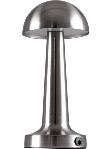 Globostar Coco 76510 Πορτατίφ Αφής LED με Μπαταρία Ασημί Φ10xΥ22cm