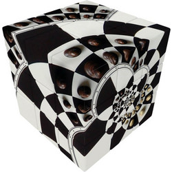V-Cube Illusion Chessboard Κύβος Ρούμπικ 3x3