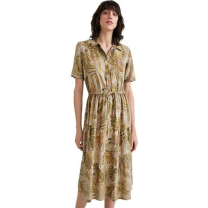 Desigual Midi Καλοκαιρινό Καθημερινό Φόρεμα Μπεζ 22SWVW57-6090 Desigual Midi Καλοκαιρινό Καθημερινό Φόρεμα Μπεζ 22SWVW57-6090