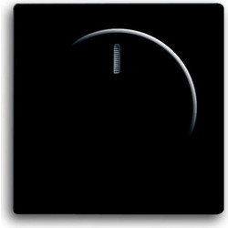 Μετώπη Περιστροφικού Dimmer Μαύρο Soft 6540-885-102