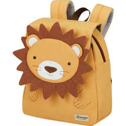Samsonite Happy Sammies Eco Lion Lester Σχολική Τσάντα Πλάτης Δημοτικού Κίτρινη 142431-9674