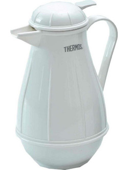 Thermos Jug Κανάτα Θερμός Πλαστικό 1lt Λευκό με Λαβή 213-9403 5010576179128