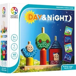 SmartGames Day & Night Επιτραπέζιο Παιχνίδι για Παιδιά 3+ Ετών για 1 Παίκτη