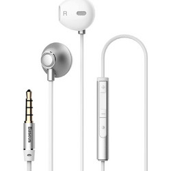 Baseus Encok H06 Handsfree Earbud 3.5mm Silver