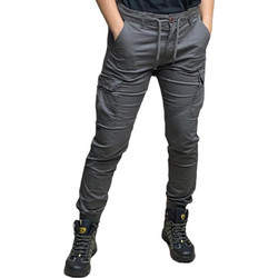 Rms Ανδρικό Παντελόνι Cargo Joggers Λαδί