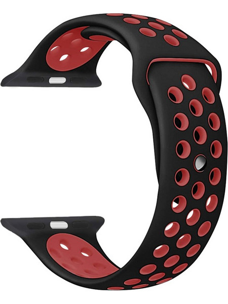 Rockrose Starry Night Λουράκι Σιλικόνης Black / Red (Apple Watch 42 / 44 / 45mm)