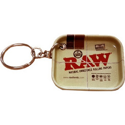 Raw Keychain Miniature Tray Μεταλλικό Μπρελόκ 4.5x3.5cm