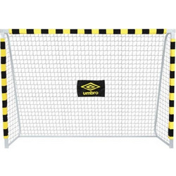 Umbro Πτυσσόμενο Μεταλλικό Τέρμα Ποδοσφαίρου σε Μαύρο Κίτρινο χρώμα 300x90x200 cm, 26897 - Umbro