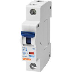 Gewiss GW91511 Ασφάλεια αυτόματη μονοφασική WL 1X16A 6kA