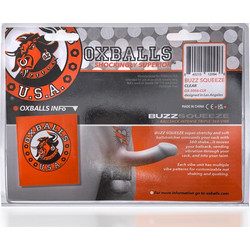 Oxballs Heavy Squeeze Ελαστικό Δαχτυλίδι Όρχεων Σιλικόνης 3.2cm Μαύρο