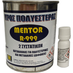 Mentor Yγρός Πολυεστέρας 2 Συστατικών R-999, 750ml (χωρίς πανί) - 12103