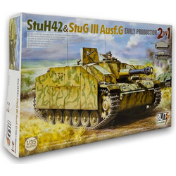 Takom StuH42 & StuG III Ausf. G Συναρμολογούμενο Πλαστικό Μοντέλο Τανκ 1:35