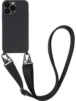 Vivanco Necklace Back Cover Black (iPhone 13 Pro Max)