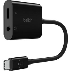 Belkin RockStar 3.5mm / USB-C male - USB-C female (NPA004BTBK)