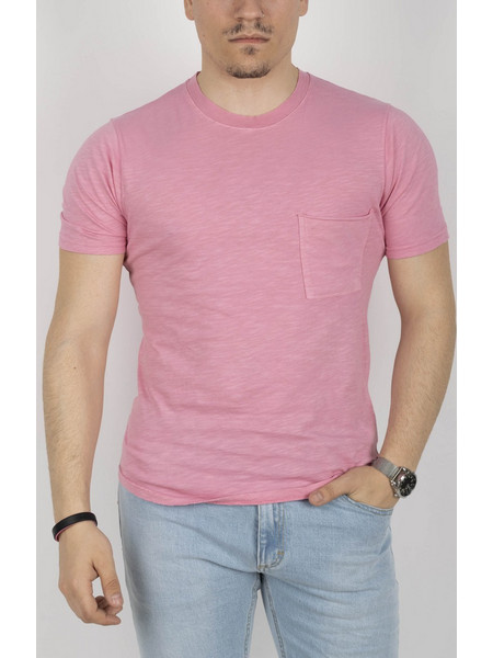 SEVEN T-SHIRT ΛΑΙΜΟΚΟΨΗ 100%ΒΑΜΒΑΚΙ ΜΕ ΤΣΕΠΑΚΙ ΕΜΠΡΟΣ REGULAR FIT