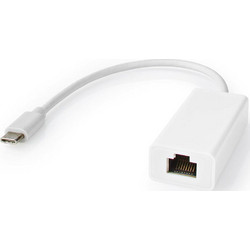 Nedis CCGT64952WT02 Ενσύρματος Ethernet USB-C Αντάπτορας Δικτύου 1Gbps