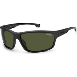 Carrera CA002/S 003/UC Αθλητικά Ανδρικά Γυαλιά Ηλίου Ορθογώνια Κοκάλινα Μαύρα με Πράσινο Polarized Φακό