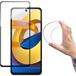 Γυαλί Προστασίας Wozinsky Full Cover Flexi Nano Glass Film Tempered Glass With Frame Xiaomi Poco M4 Pro 5G Black