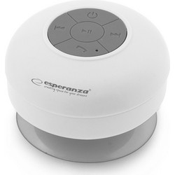 Esperanza EP124 Αδιάβροχο Ηχείο Bluetooth 3W Λευκό