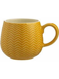 Κούπα Stoneware 350ml Ώχρα Impressions