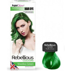 PaintGlow Rebellious Colours Voodoo Green Ημιμόνιμη Βαφή Μαλλιών Χωρίς Αμμωνία 70ml