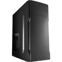 Supercase F81A Black Midi Tower Κουτί Υπολογιστή