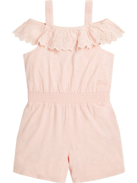 GUESS ΠΑΙΔΙΚΟ PLAYSUIT ΚΟΡΙΤΣΙ J2GK11K6XN1-G6L1 (G6L1/PEACH CREME)