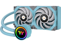 Thermaltake ToughLiquid 240 Sync Turquoise Υδρόψυξη CPU 120mm για Socket AM2 / AM2+ / AM3 / AM3+ / FM1 / FM2 / 115x / 2011 / 2066 / 2011-3 / AM4 / 1200 / 1700