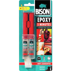 Κόλλα εποξική Bison Epoxy 5 minutes 24ml