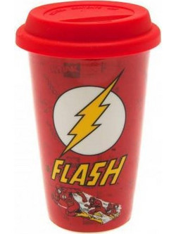 Pyramid Ποτήρι Καφέ Κεραμικό με Καπάκι Flash 450ml