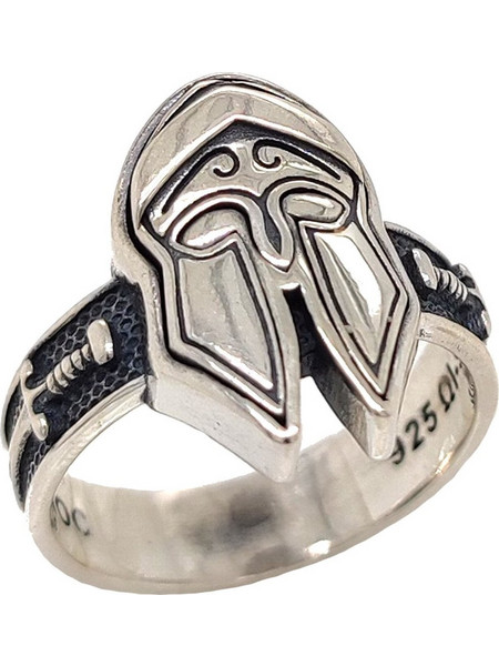 Δαχτυλίδι Anastasios Creations ασήμι 925 με περικεφαλαία FD866