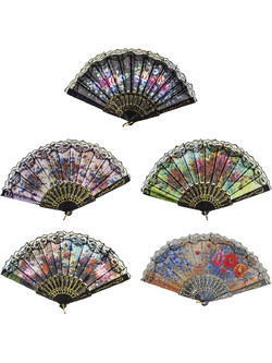 Βεντάλια Δαντέλα Φλοράλ 23cm SummerTiempo 62435