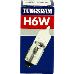 Tungsram H6W/BAX9s TU52830 12V 6W 1τμχ
