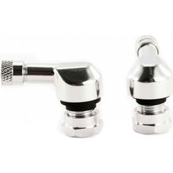 Puig Γωνιακές Βαλβίδες Ελαστικού Race Valves 11mm Silver 2τμχ 5591P