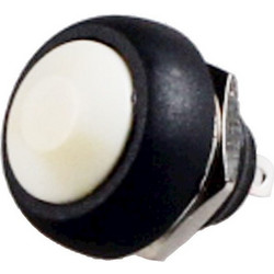 12mm Waterproof Momentary Push Button Mini Round Switch White