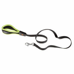 Ferplast Ergocomfort Fluo Λουρί Σκύλου 1.2m x 20mm Μαύρο Lime