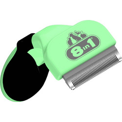 8IN1 Βούρτσα Perfect Coat Deshedder Small Πράσινο