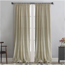 Maison Blanche Κουρτίνα με Τρέσα 145x290 Ριγέ 2468/101