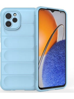 Θήκη Huawei Nova Y61 Mad Mask Rugged Armor από σκληρό Premium TPU γαλάζιο