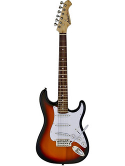 Aria Pro II STG-MINI Tone Ηλεκτρική Κιθάρα 3/4 ST Style με SSS Μαγνήτες και Ταστιέρα Rosewood Sunburst