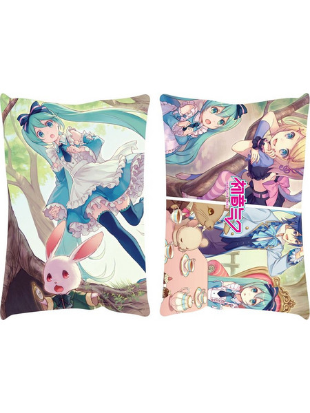Hatsune Miku Pillow Miku in Wonderlan 50 x 35 cm