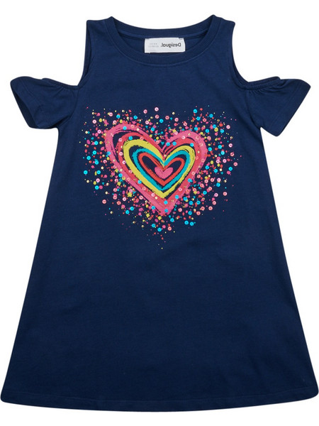 Desigual Παιδικό Φόρεμα Navy Μπλε 23SGVK09-5000