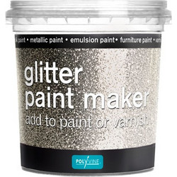 Polyvine Glitter Paint Maker Silver 75gr