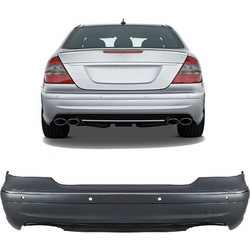 Πισινός Προφυλακτήρας Για Mercedes-Benz E-Class W211 06-09 AMG Look Με PDC Made In Taiwan